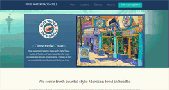 Desktop Screenshot of bluewatertacogrill.com